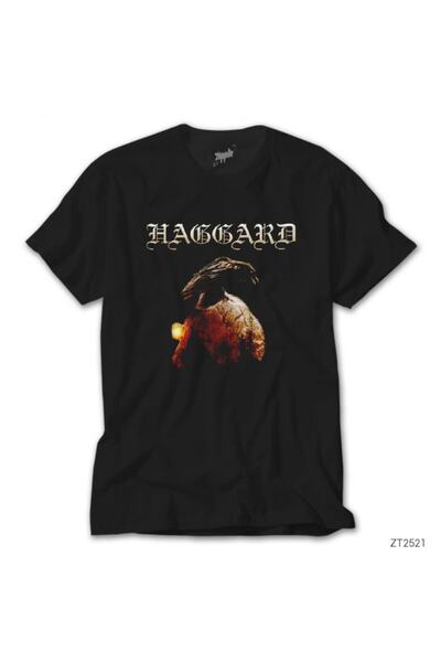 Z zepplin Μαύρο T-Shirt Haggard Crow