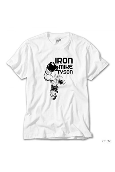 Z zepplin Tricou alb Iron Mike Tyson 2