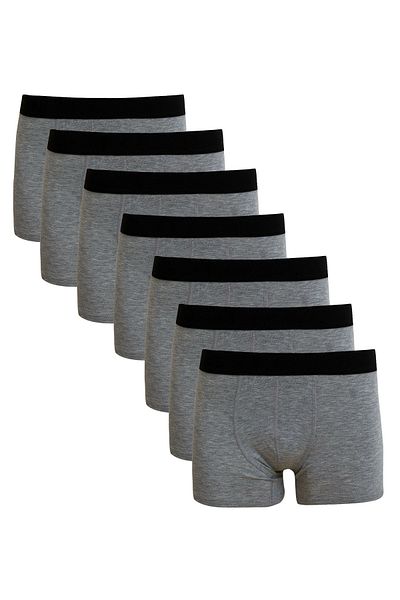 darkzone Ανδρικά γκρι μπόξερ 7 Pack Economic