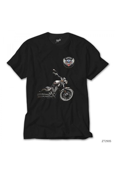 Z zepplin Μαύρο T-Shirt μοτοσυκλέτα Victory Gunner