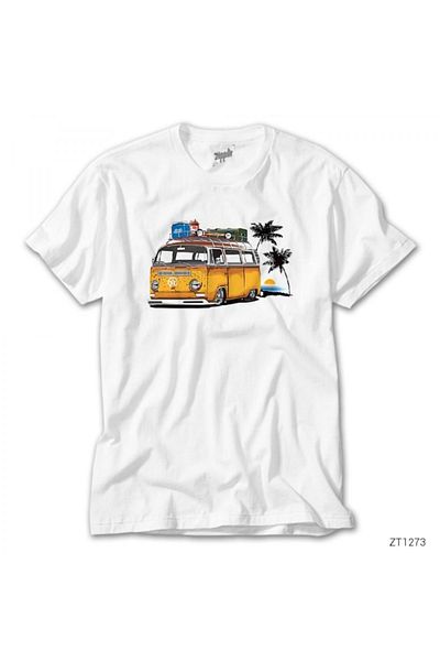 Z zepplin Λευκό μπλουζάκι Volkswagen Caravan
