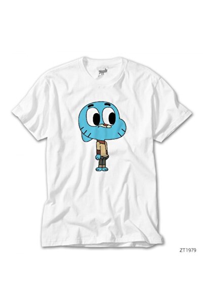 Z zepplin Tricou alb Gumball