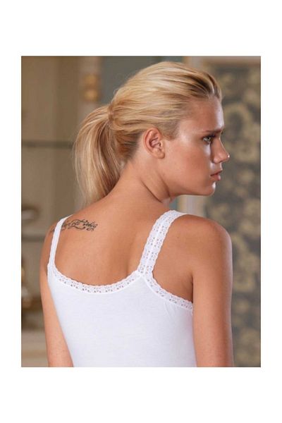 Şahinler Tricou de damă cu bretele duble groase - set de 3