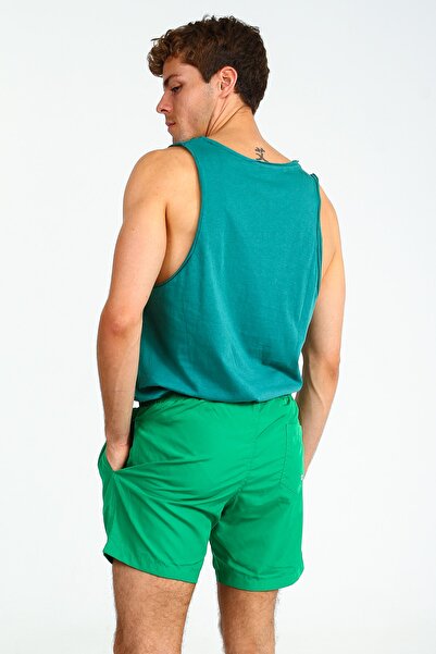 Collezione Yeşil Erkek Yeşil Spor Slim Deniz Sortu