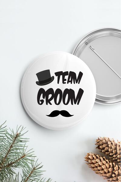 PEKSHOP Bekarlığa Veda Damat Takımı Rozet