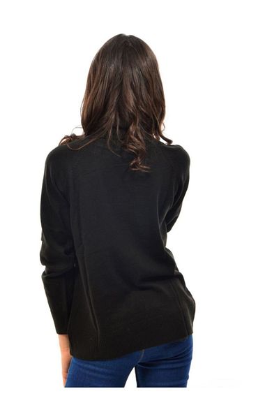 ModaPlaza Pulover de pescar Erol 4125 Mărimea B Negru