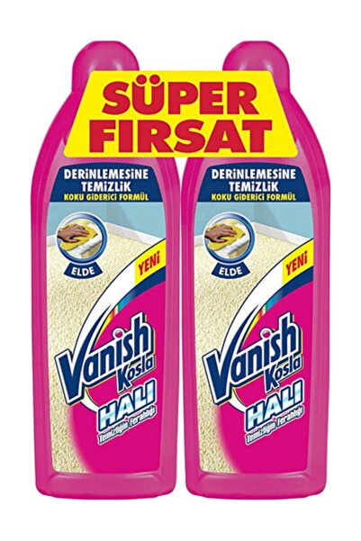 Vanish Kosla Halı Şampuanı Elde Yıkama 2x500ml.