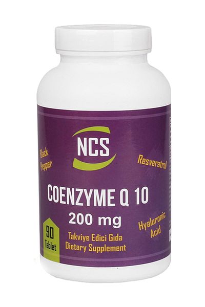 NCS Coenzyme Q10 Hyaluronic Acid Coenzyme Q10 200 Mg 90 Tablets