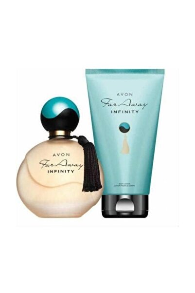 AVON Far Away Infinity Edp 50 Ml Kadın Parfümü + 150 Ml Far Away Infinity Vüc...