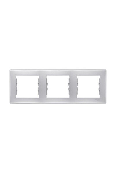 Schneider Electric Sedna Üçlü Çerçeve Alüminyum