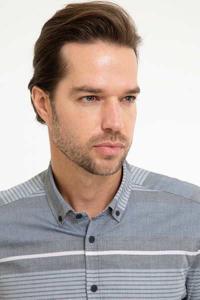 Pierre Cardin Μπλε Slim Fit πουκάμισο - Κομψό και άνετο