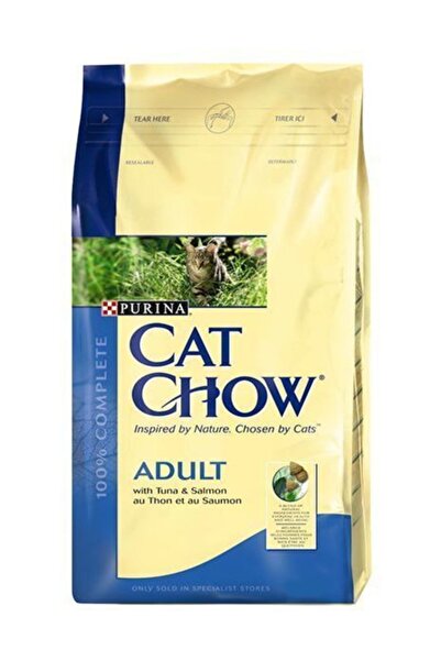 Cat Chow Purina Somonlu Ve Ton Balıklı Yetişkin Kedi Maması 15 Kg - Petshopundan