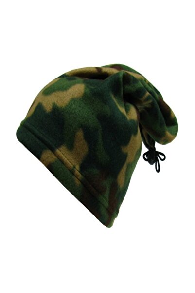 Fatih Unisex Camouflage Polar Beanie Neck Collar
