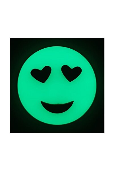 Emoji , Fosforlu Emoji ( Karanlıkta Parlama ) Fosforlu Duvar Süsü