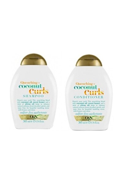 OGX Coconut Moisturizing Curls Shampoo and Conditioner - 385 ml