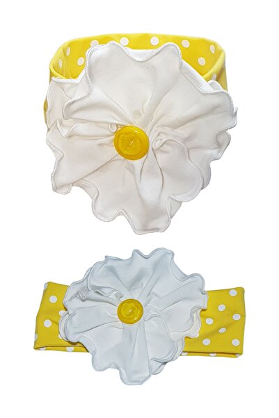 Babygiz Κορίτσι Παιδί Κίτρινο εκρού Μπαντάνα