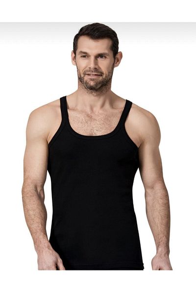 Namaldı Men's 122 Thin Straps (Invisible) Ribbed Straps Athlete
