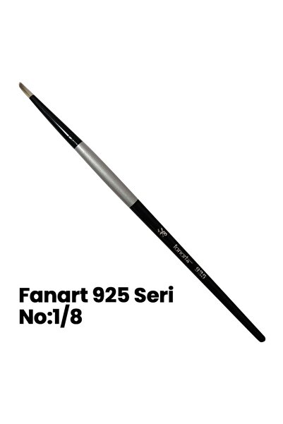 Fanart 925 Seri Kesik Yuvarlak (Geyik Ayağı) Uçlu Fırça No 1/8