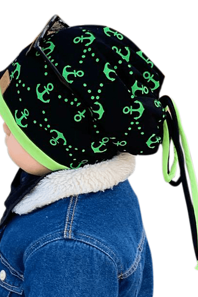 Babygiz Boy's green black beret