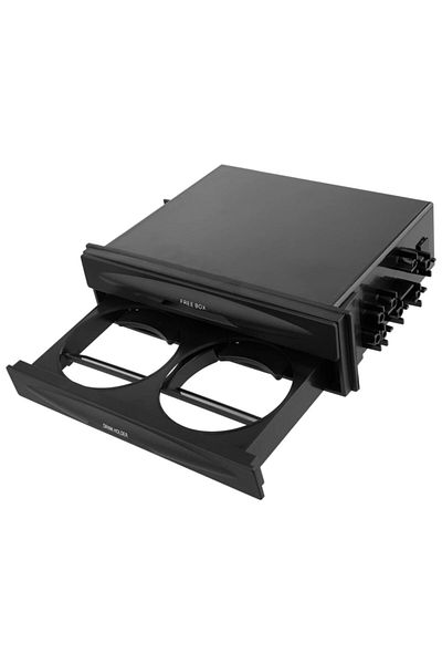 Autoline Universal Cup Holder + Drawer Pocket Slot