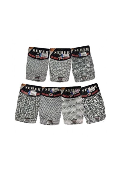 Seher Yıldızı Boxeri pentru bărbați cu model Seher, pachet de 10