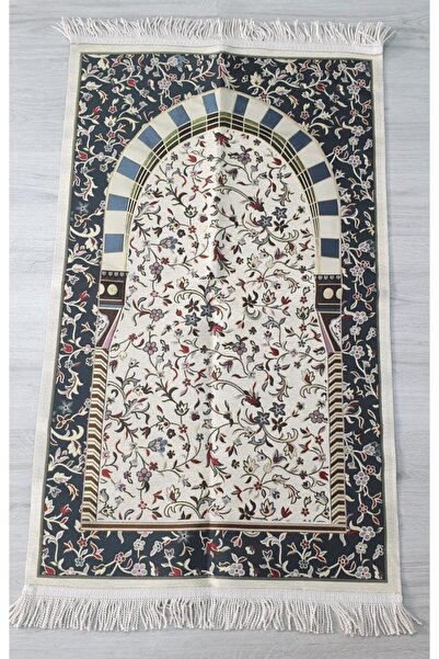 NEBİ NİSA HEDİYELİK Ravza Şönil Seccade-krem-yşlipek