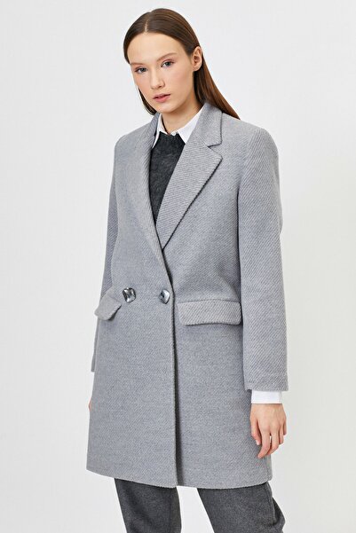 Koton Cep Detayli Dügmeli Kaban