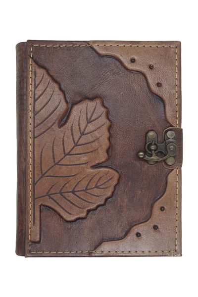 Notopelle Antique Hardcover Leather Notebook - Junctioning Leaves