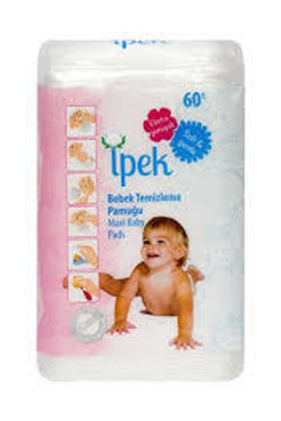 İpek وسادة تنظيف الأطفال 60 قطعة × 16 عبوة