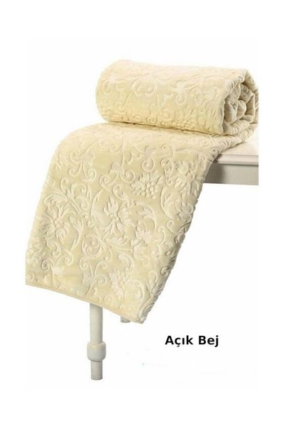 Özdilek 220x240 cm Double Blanket Prestige Light Beige