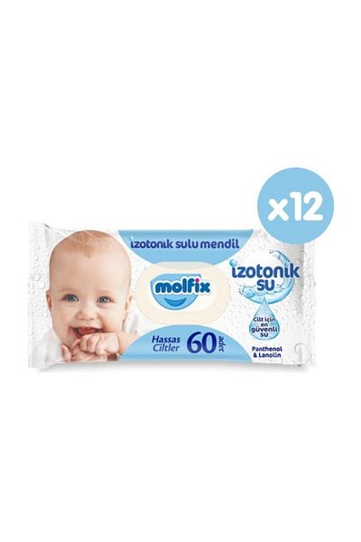 Molfix Isotonic Water Wipe Sensitive Skin 720 Pieces