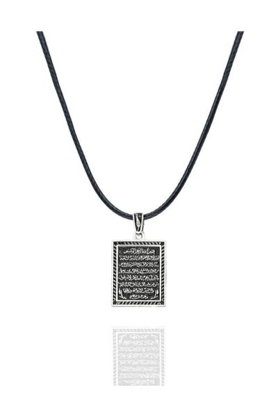 Aykat Ayetel Kürsi Gümüş Kolye Bay Ayetel Kürsi Kadın Erkek Kolyesi Uc-274