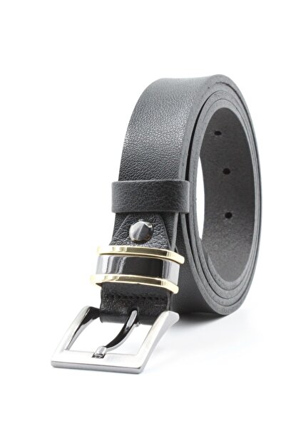 Livize حزام نسائي 3 سم بإبزيم كلاسيكي