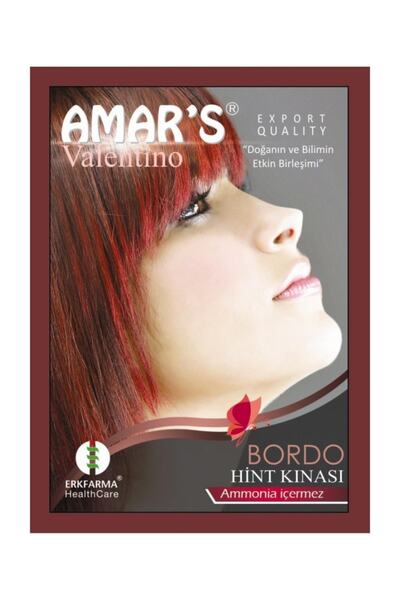 Amars Amar's Orjinal Hint Kınası (Bordo)