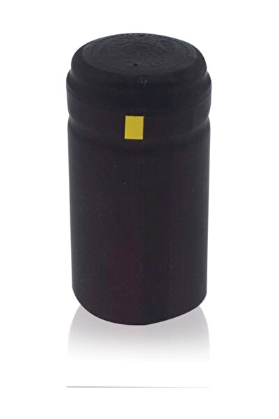 yeni11 50 Adet Kapşon Siyah 30,5*60 Mm  Şarap Şişesi Kapatma Kapüşon