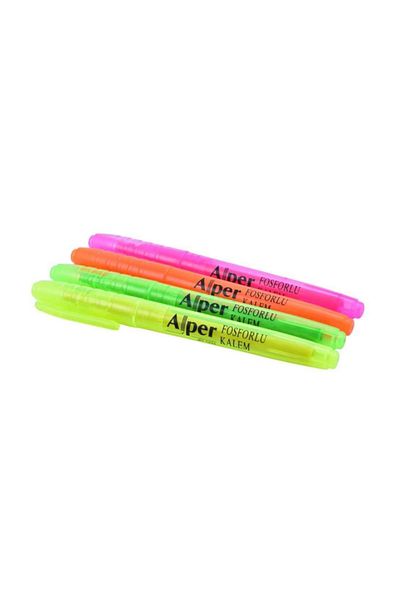 ALPER Alper Highlighter 4 Pack Different Colors