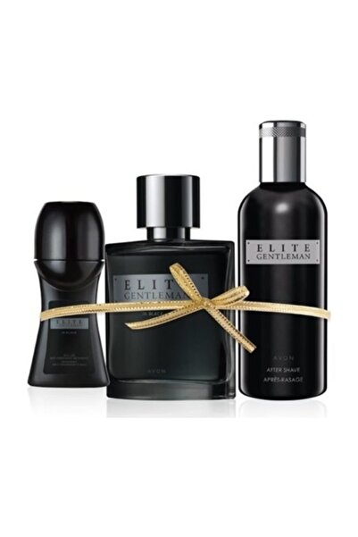 AVON Elite Gentleman In Black Edp 75 ml 3 Lü Set
