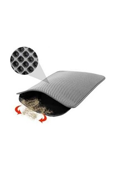 Mia Pet Elekli Kedi Tuvalet Önü Paspası 60 x 45 Cm