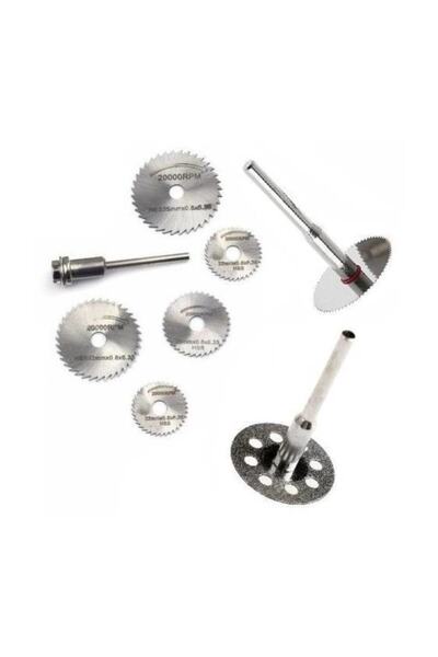 Depolife 10 Lu Dremel Proxxon Için Ahşap Metal Cam Kesme Mini Disk Seti