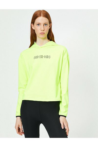 Koton Damen-Sweatshirt mit Textdruck