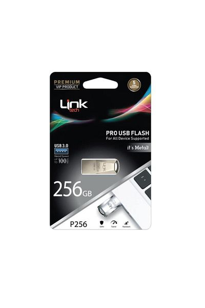 AteşTech Tech Pro Premium 256Gb Metal 100Mb/S USB Flash Memory