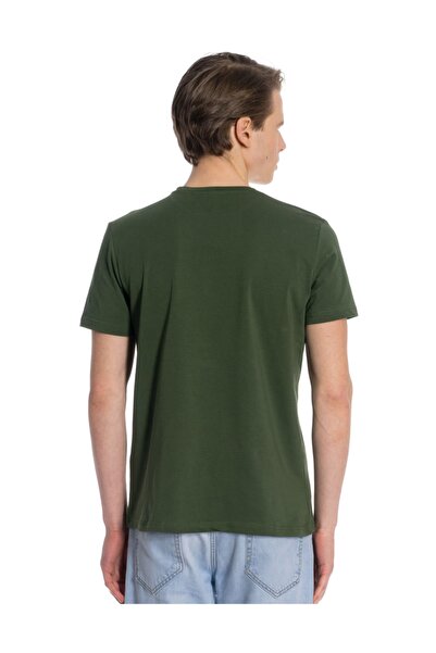 Slazenger Men's Khaki Short Sleeve T-Shirt