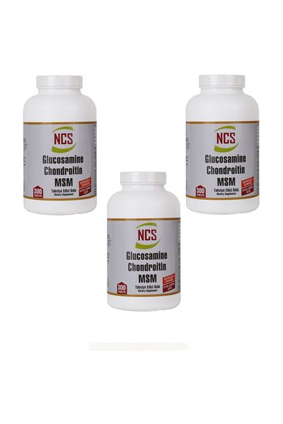 NCS Glucosamine Chondroitin Msm 300 Tablet 3 Boxes 900 Tablets