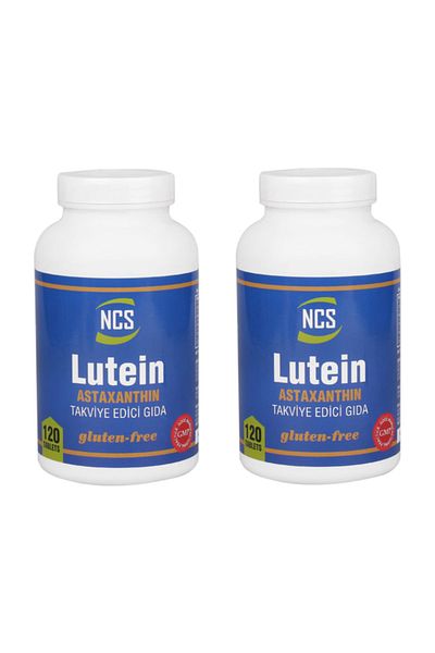NCS Lutein 15 Mg Astaxanthin (staxanthin) 12 Mg 120 Tablets 2 Boxes