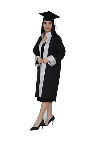 Mezuniyetshop Black Gray Graduation Cube University