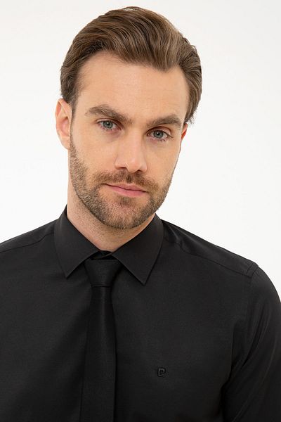 Pierre Cardin Мъжка черна риза Slim Fit Basic G021GL004.0001111984