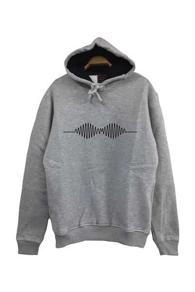 fame-stoned Φούτερ Arctic Monkeys με στάμπα 100% βαμβακερή γκρι φούτερ