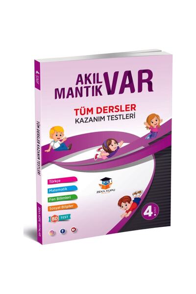 Zeka Küpü Yayınları Zekaküpü 4.sınıf Akıl Var Mantık Var Tüm Dersler Kazanım ...