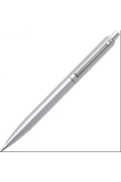 Sheaffer Metallic Silver Push Ballpoint Pen