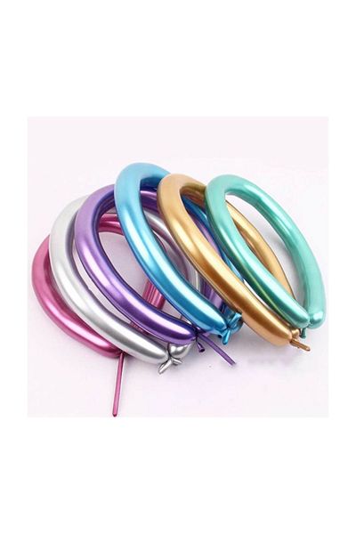 Big Party Sausage Chrome Balloon 10 pcs